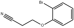 3-(2-bromophenoxy)propanenitrile Structural