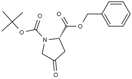 Benzyl (S)-1-Boc-4-oxo-2-pyrrolidinecarboxylate Structural