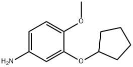 3-(CYCLOPENTYLOXY)-4-METHOXYANILINE Structural