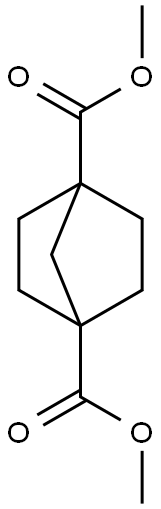 DiMethyl bicyclo[2.2.1]heptane-1,4-carboxylate Structural