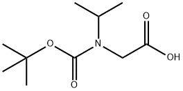 N-BOC-N-ISOPROPYL-AMINO-ACETIC ACID Structural