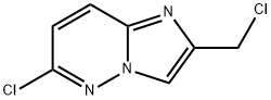 Imidazo[1,2-b]pyridazine, 6-chloro-2-(chloromethyl)- Structural