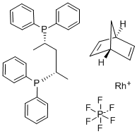 (2S,4S)-(-)-2,4-BIS(DIPHENYLPHOSPHINO)PENTANE(NORBORNADIENE)RHODIUM(I)HEXAFLUOROPHOSPHATE