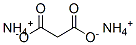 malonic acid, ammonium salt Structural