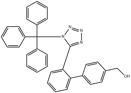 5-[4’-Hydroxymethyl-(1,1’-biphenyl)-2-yl]-1-triphenylmethyltetrazole Structural