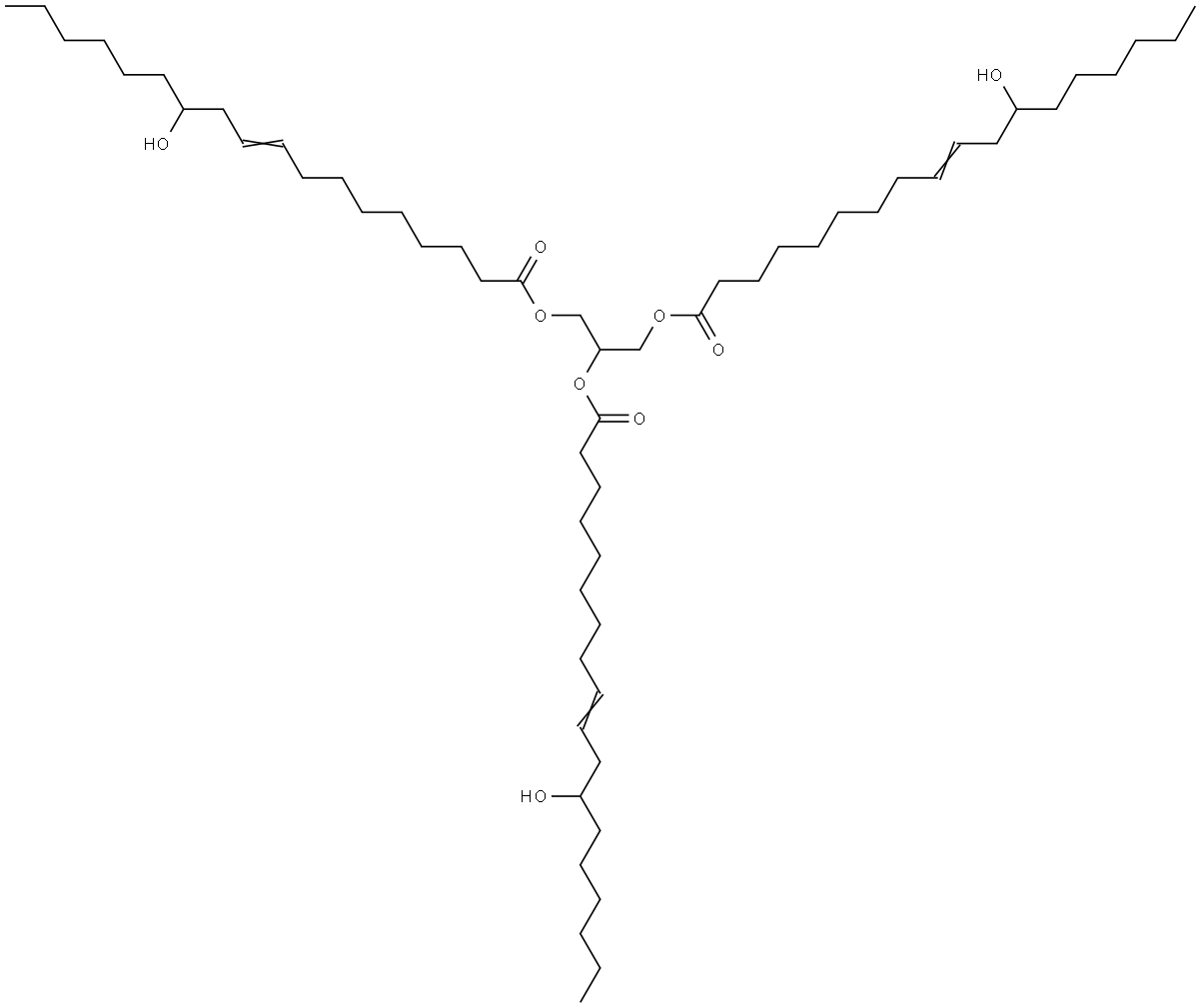 TRIRICINOLEIN Structural