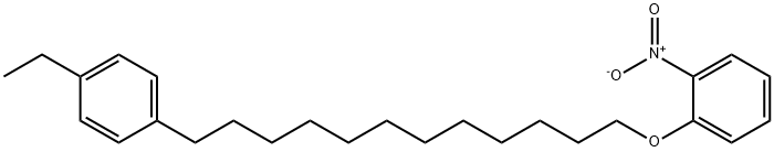 [12-(4-ETHYLPHENYL)DODECYL] 2-NITROPHENYL ETHER Structural