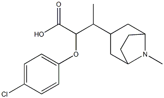 (+/-)-TROPANYL 2-(4-CHLOROPHENOXY)BUTANOATE MALEATE