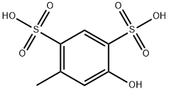 5-hydroxytoluene-2,4-disulphonic acid Structural