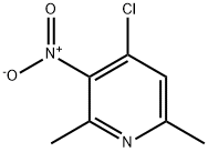 4-Chloro-2,6-dimethyl-3-nitropyridine Structural Picture