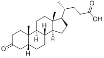 3-Oxo-5beta-cholanoic Acid Structural