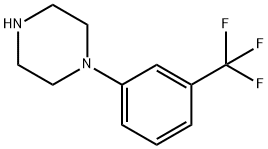 N-(3-Trifluoromethylphenyl)piperazine Structural