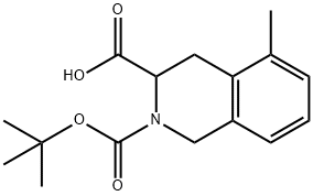 BOC-DL-5-METHYL-1,2,3,4-TETRAHYDROISOQUINOLINE-3-CARBOXYLIC ACID, 98 Structural