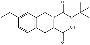 DL-2-BOC-7-(ETHYL)-1,2,3,4-TETRAHYDROISOQUINOLINE-3-CARBOXYLIC ACID