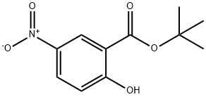 TERT-BUTYL 2-HYDROXY-5-NITROBENZOATE Structural