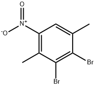 2,3-Dibromo-5-nitro-p-xylene Structural