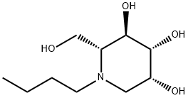 N-ButyldeoxymannojirimycinHCl Structural