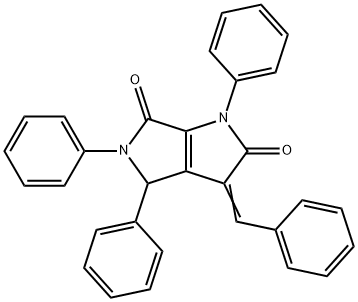 Pyrrolo(3,4-b)pyrrole-2,6(1H,3H)-dione, 4,5-dihydro-3-(phenylmethylene )-1,4,5-triphenyl-