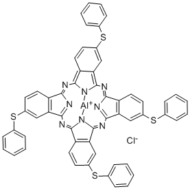 ALUMINUM 2,9,16,23-TETRAKIS(PHENYLTHIO)-29 H ,31 H-PHTHALOCYANINE CHLORIDE