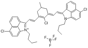 1-BUTYL-2-[2-[3-[(1-BUTYL-6-CHLORO-BENZ[CD]INDOL-2(1 H)-YLIDENE)ETHYLIDENE]-2-CHLORO-5-METHYL-1-CYCLOHEXEN-1-YL]ETHENYL]-6-CHLOROBENZ[CD]INDOLIUM TETRAFLUOROBORATE
