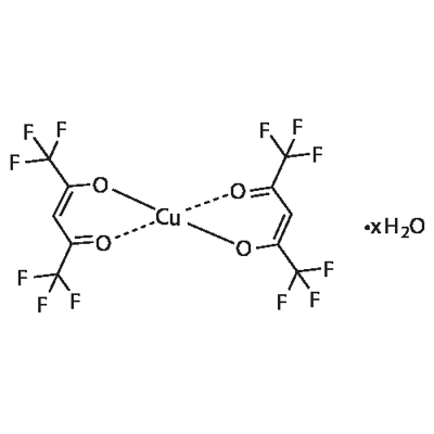 COPPER(II) HEXAFLUOROACETYLACETONATE HYDRATE, 98,Copper(II) hexafluoro-2,4-pentanedionate hydrate, 99.99% (metals basis)