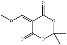 5-(METHOXYMETHYLENE)-2,2-DIMETHYL-1,3-DIOXANE-4,6-DIONE Structural