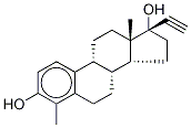 4-Methyl Ethynyl Estradiol Structural