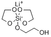 LITHIUM (1,2-ETHANEDIOLATO-O)BIS[1,2-ETHANEDIOLATO(2-)-O,O']SILICATE Structural