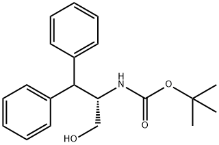 N-Boc-beta-phenyl-L-phenylalaninol Structural