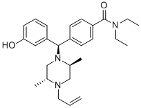 4-[(AR*)-ALPHA-((2S*,5R*)-4-ALLYL-2,5-DIMETHYL-1-PIPERAZINYL)-3-HYDROXYBENZYL]-N,N-DIETHYLBENZAMIDE