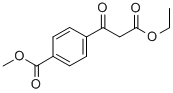 ETHYL 4-METHOXYCARBONYLBENZOYLACETATE Structural