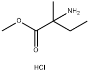 2-AMINO-2-METHYL-BUTYRIC ACID METHYL ESTER HYDROCHLORIDE Structural