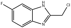 2-(CHLOROMETHYL)-6-FLUORO-1H-BENZO[D]IMIDAZOLE Structural