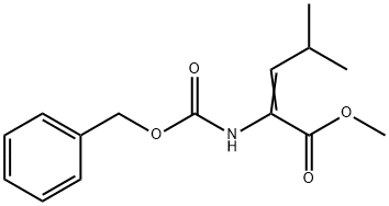 2-CBZ-AMINO-4-METHYLPENT-2-ENOIC ACID METHYL ESTER Structural