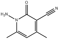 1-AMINO-4,6-DIMETHYL-2-OXO-1,2-DIHYDROPYRIDINE-3-CARBONITRILE Structural