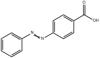 4-(PHENYLAZO)BENZOIC ACID Structural