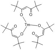 TRIS(2,2,6,6-TETRAMETHYL-3,5-HEPTANEDIONATO)THULIUM(III) Structural