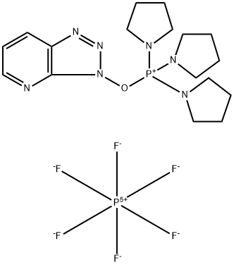 (3-Hydroxy-3H-1,2,3-triazolo[4,5-b]pyridinato-O)tri-1-pyrrolidinylphosphonium hexafluorophosphate Structural Picture