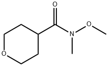 N-Methoxy-N-Methyltetrahydropyran-4-carboxaMide Structural