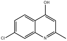 7-CHLORO-2-METHYL-4(1H)-QUINOLINONE Structural