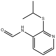 Formamide, N-[2-[(1-methylethyl)thio]-3-pyridinyl]- (9CI) Structural