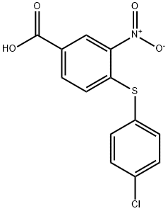 4-[(4-CHLOROPHENYL)SULFANYL]-3-NITROBENZENECARBOXYLIC ACID