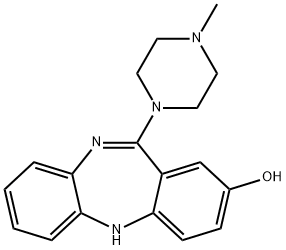 11-(4-METHYL-PIPERAZIN-1-YL)-5H-DIBENZO[B,E][1,4]DIAZEPIN-2-OL Structural