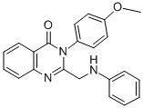 3-(4-METHOXYPHENYL)-2-[(PHENYLAMINO)METHYL]-4(3H)-QUINAZOLINONE