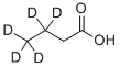 BUTYRIC-3,3,4,4,4-D5 ACID Structural