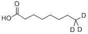 OCTANOIC-8,8,8-D3 ACID Structural