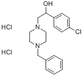 alpha-(4-Chlorophenyl)-4-(phenylmethyl)-1-piperazineethanol dihydrochl oride