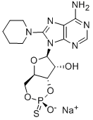 ADENOSINE 3',5'-CYCLIC MONOPHOSPHOROTHIOATE, 8-PIPERIDINO-, RP-ISOMER, SODIUM SALT