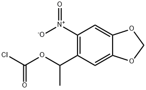 (R,S)-1-(3,4-(METHYLENEDIOXY)-6-NITROPHENYL)ETHYL CHLOROFORMATE