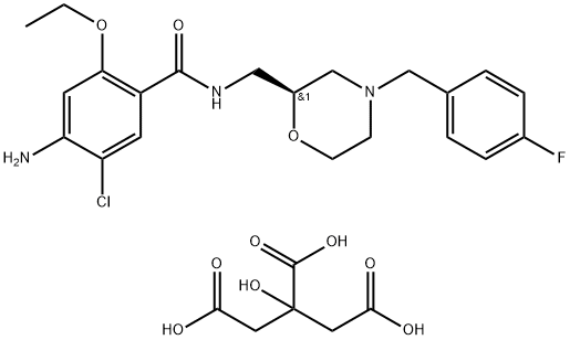 Mosapride citrate dihydrate Structural Picture
